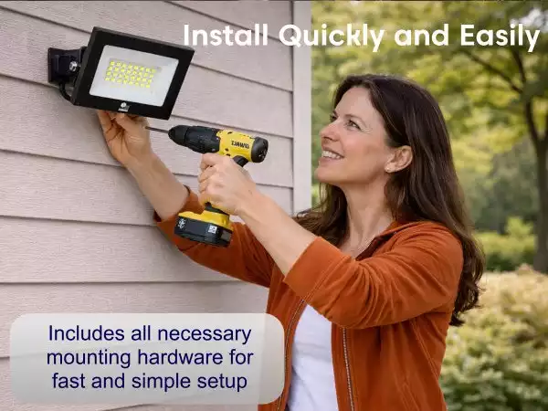 Morris led 20w floodlight easy installation